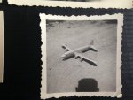  - 6 foto’s van vliegtuigen [Continental Airlines & Royal Dutch Navy], genomen in Nederlands-Indie