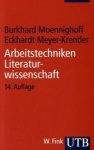 Burkhard Moennighoff - Arbeitstechniken Literaturwissenschaft