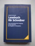 Gerhardt, Rudolf - Lesebuch fur Schreiber - Vom journalistischen Umgang mit der Sprache. Ein Ratgeber in Beispielen.