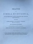 Prins, Johannes Jacobus - Oration 1867 | Oratio de scholae et ecclesia, in re christiana arcte coniunctis nec unquam disiugendis [...], pp. 5-42.