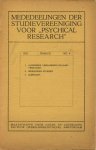 Tenhaeff, W.H.C., P.A. Dietz, H. Wolf, F. Cazzamalli, W. Crookes, G. Geley, F. Grunewald, A. Hofmann, E.K. Müller, H. Price & H. Rohracher - Verzameling parapsychologische studies: boeken, overdrukken, tijdschriftnummers.