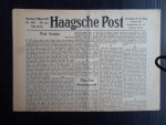 Oude krant - Haagsche Post