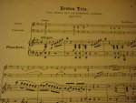 Beethoven; Ludwig von (1770 – 1827) - Trios fur Pianoforte; Violine und Violoncello - Band I (351 blz.!); (herausgegeben von Fred. David)