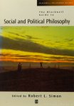 SIMON, R.L., (ED.) - The Blackwell guide to social and political philosophy.