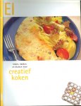 Kroes, Jannie  .. Omslagontwerp Minkowsky  te Enkhuizen - Ei  Creatief koken  ..  Koken, Bakken en Klutsen Voor creatief koken