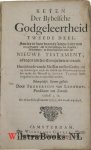 Leenhof, Frederik Van - De keten der Bybelsche Godgeleerdheit, soo als die in haar draad en samen-hang van de eerste waarheid af, door alle de wegen Gods aan een geschakeld is . WAARBIJ: Beknopte ontledinge van de schriften der h. mannen Gods onder het N. Testament  ...