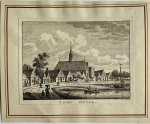 J. Bulthuis, K.F. Bendorp - Antieke prent Noord-Holland: 't Dorp Uitdam.
