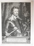 Paulus Pontius (1603-1658) after Anthony van Dyck (1599-1641) - [Antique print, engraving] Portrait of 'Frederico Henrico'; Prins Frederik Hendrik; Frederick Henry, Prince of Orange. after 1629.
