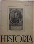 Graaf van Limburg Stirum S J e.a. - Historia Maandschrift voor Geschiedenis en Kunstgeschiedenis 4e jaargang nummer 10, november 1938