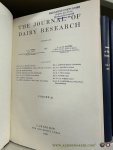 Journal: - Journal of dairy research. volume 29 - 55. 1962 - 1988. 27 volumes.