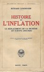 LEWINSOHN Richard = MORUS - Histoire de l'Inflation. Le déplacement de la richesse en Europe (1914-1925)