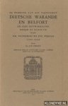 Persyn, Dr. Jan - De wording van het tijdschrift "Dietsche Warande en Belfort" en zijn ontwikkeling onder de redactie van Em. Vliebergh en Jul. Persyn (1900-1924)