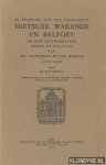 Persyn, Dr. Jan - De wording van het tijdschrift "Dietsche Warande en Belfort" en zijn ontwikkeling onder de redactie van Em. Vliebergh en Jul. Persyn (1900-1924)