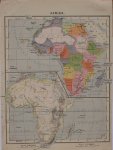 antique map (kaart). - Afrika (Africa)
