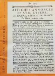 Les petites affiches - Affiches, annonces et avis divers ou journal général de France