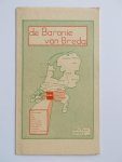 Uitgave VVV - De Baronie van BREDA - Uitslaande kaart in kleur