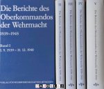  - Die Berichte des Oberkommandos der Wehrmacht 1939 -1945 5 delen compleet