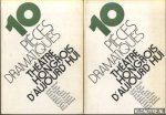 Gyurko, L. & M. Hubay & E. Illes & F. Karinthy & L. Nemeth & I. Orkeny & G. Paskandi & I. Sarkadi & K. Szakonyi - 10 pieces dramatiques theatre hongrois d'aujourd'hui: Electre, mon amour; Le carnaval romain; Le demenagement; Le favori; Le Bosendorfer; Galilee; Une grande famille; L'hote; Simeon Stylite; Incident technique (2 tomes)