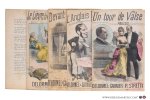 Delormel & Garnier - 4 partitions musicales, Pt. format: 1) Devant la Samaritaine. Chansonette, créée par Paulus à la Scala. Musique de L. Gangloff. 1886. - 2) Le lièvre, la grenouille & la tortue. Fable (Racontée par un Anglais), créée par Paulus, le chanteur ...