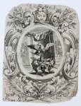 Loo, Jacob van (1614-1670) - [Original etchings] Ornament prints/Decoratieve ornament prenten met vogels etc., ca 1600-1650.