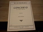 Glazunov; Alexander (1865-1936) - Concerto in A minor, Op. 82 for Violin and Piano (Edited by David Oistrakh)