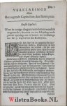 Wyngaerden, Bernardus - Het Verbont des Levens, Van Godt gemaeckt met Abraham ende sijnen zade, ende niet met de andere Volckeren, Ofte Ontdeckinge ende wederlegginge vande monstreuse opinien die desen aengaende drijft Iacob Batelier, in sijn valsch-genaemde Helder-L...