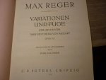 Reger; Max (1873–1916) - Variationen und Fuge fur Orchester, über ein Thema von Wolfgang Amadeus Mozart op. 132; voor Piano 2-handig