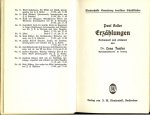 Keller, Paul - Erzahlungen