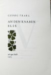 Trakl, Georg. - An den Knaben Elis..