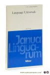 Greenberg, Joseph H. - Language Universals with Special Reference to Feature Hierarchies. Second printing.