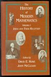 David E Rowe, John McCleary - The History of modern mathematics  Vol. 1 : Ideas and their reception.