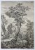 Jan Both (1618/22-1652) - [Antique etching/ets] The large tree (The set of the upright Italian landscapes)/De grote boom, published ca. 1644-1652.