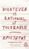 Epictetus - 2025 Whatever Is Rational Is Tolerable