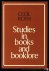 ROTH, Cecil - Studies in Books and Booklore. Essays in Jewish bibliography and allied subjects
