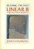JOHN CHADWICK - Linear B and Related Scripts -Reading the Past, Vol. 1