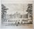 Robert Sayer (1725-1794) - [Two Antique prints, etchings] Two plates with views of Huis ten Bosch in The Hague, published ca. 1750.