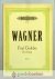 Wagner, Richard - Fünf Gedichte --- Für eine Frauenstimme und klavier. Sopran.  Von Mathilde Wesendonk. Nr. 3445a