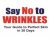 James D. Meschine - Say No to Wrinkle