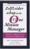 Blanchard, Ken, Fowler, Susan, Hawkins, Laurence - Zelfleiderschap en de One-Minute Manager / vergroot uw effectiviteit met situationeel zelfmanagement