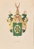  - [Heraldic coat of arms] Coloured coat of arms of the de Brauw family, family crest, 1 p.