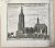  - [Antique print, etching] St Jacobs kerk in The Hague, published ca. 1730, 1 p.