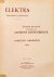 Elektra. Tragédie de Sophoc...