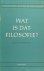 HEIDEGGER, M. - Wat is dat - filosofie? Inleiding en commentaar J.J.G.A. Kockelmans. Uit het Duits vertaald door G.H. Buijssen.