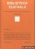Marotti, Ferruccio - e.a. - Biblioteca Teatrale. Rivista trimestrale di studi e ricerche sullo spettacolo - Nuova Serie - BT 29 1993