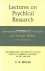 Lectures on Psychical Research