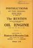 Instructions Ruston Oil Eng...