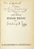 (BOMANS, Godfried). John REWALD - Edgar Degas. (Met handgeschreven opdracht van Godfried en Pietsie Bomans).