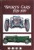 Sports Cars 1928 - 1939