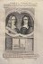  - [Antique engraving, bookillustration, Gebroeders de Witt, ca 1700] Portrait print of Johan and Cornelis de Witt: Cornelio de Wit  Giovanni de Wit, published around 1700, 1 p.