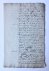  - [Manuscript, german language, 18th century, 1568, Alva, Philips II] 18th century copy of a letter in the German language of king Philips II, d.d. Aranjuez 24-5-1568 to Willem duke / hertog of Gulik. Manuscript, folio, 12 pp.
